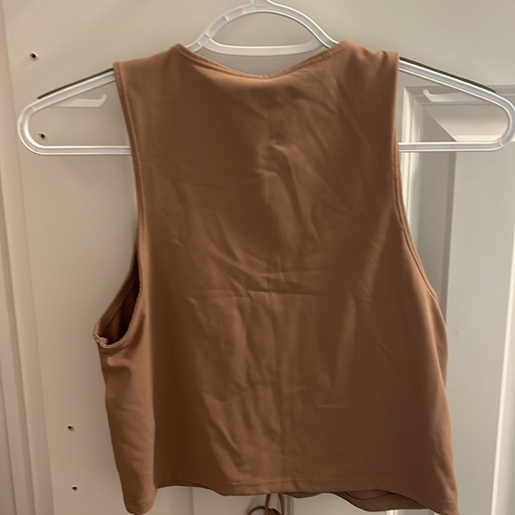 Abercrombie & fitch tie up seamless crop top - Picture 3 of 3